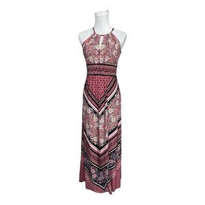 London style collection Paisley Boho Maxi Dress Size 4